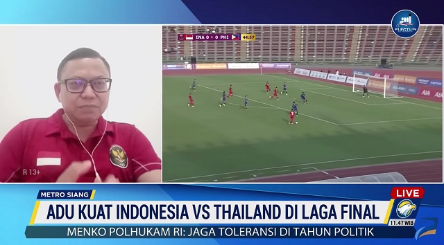 Pengamat sepakbola Mohamad Kusnaeni. Metro TV