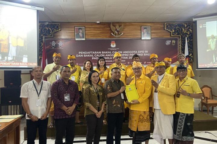 KPU Bali Genap Terima Pendaftaran Bacaleg 18 Parpol dan Balon Senator