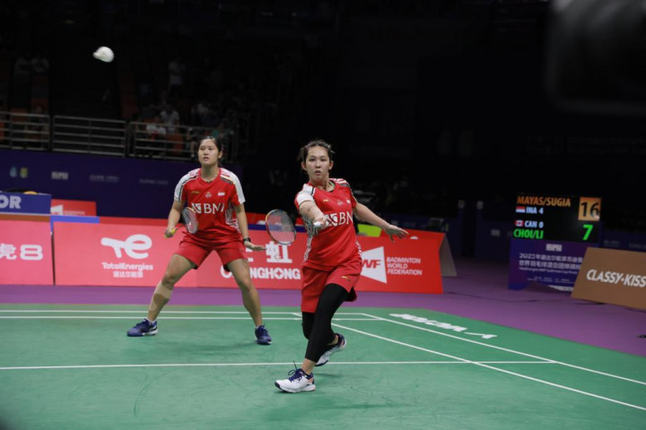 Lanny/Ribka Pastikan Indonesia Menang 5-0 atas Kanada