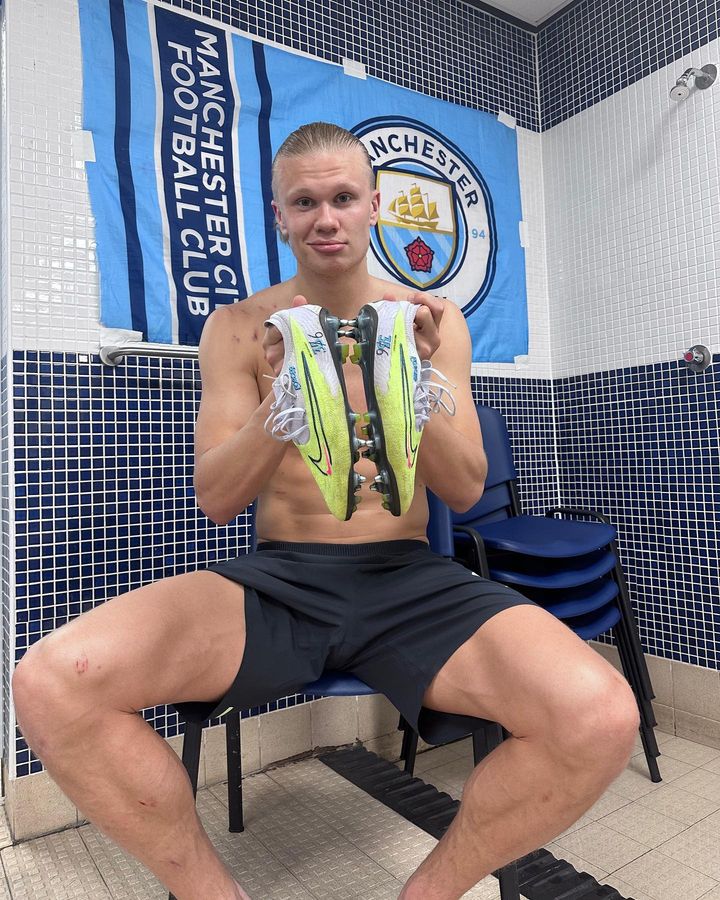 Cetak Gol ke 36 di Liga Inggris, Haaland Coret Angka Ini di Sepatunya