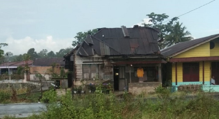 17 Rumah Warga Simalungun Rusak Berat Diterjang Puting Beliung