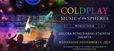Tiket Coldplay Kategori Cat 6 Paling Cepat Ludes!
