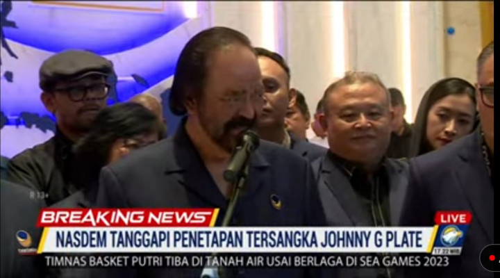 Johnny Tersangka, Surya Paloh: Apakah Ini Intervensi Kekuasaan? Saya Katakan Tak Benar