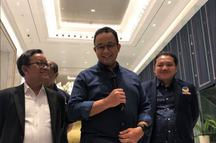 Surya Paloh dan Anies Baswedan Tak Bahas Elektoral usai Kasus Johnny Plate