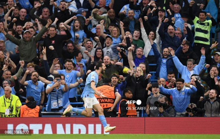 Liga Champions: City Unggul Sementara atas Madrid, Bernardo Silva Borong Dua Gol