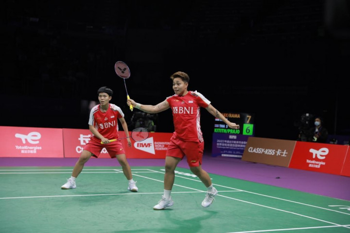 Piala Sudirman 2023: Apri/Fadia Menang, Indonesia ke Perempat Final sebagai Runner-up Grup B
