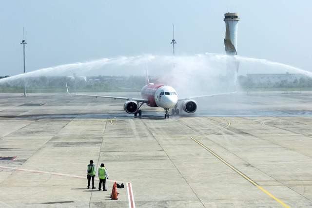 Peluncuran rute baru AirAsia untuk rute internasional dari dan menuju Kertajati pascapandemi.  (Foto: Dok. Istimewa)