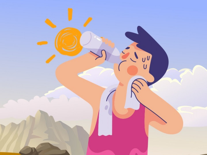 Efek Minum Air Dingin di Cuaca Panas