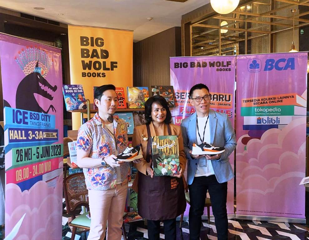 Konferensi pers Big Bad Wolf 2023. (Foto: A. Firdaus/Medcom)