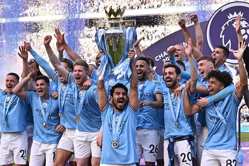 Manchester City Rayakan Kemenangan Gelar Premier League