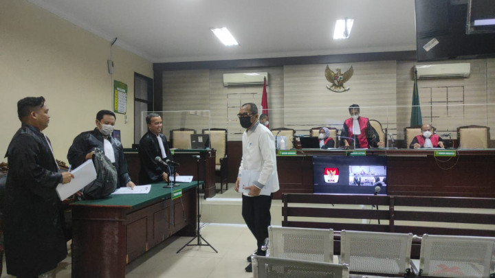 Sahat Simanjuntak Akui Bersalah Terima Suap Dana Hibah Rp39,5 Miliar