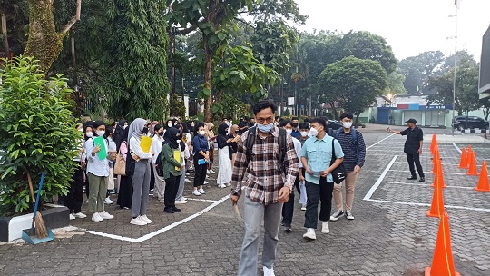 Kehadiran Peserta UTBK-SNBT 2023 di UPNVJ Capai 95%