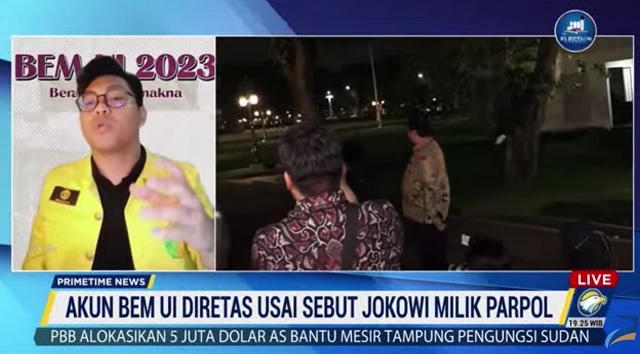 Kritik Cawe-cawe Jokowi, BEM UI: Kami Belum Dapat Respons Istana