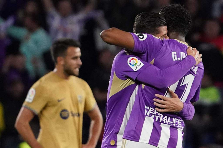 Liga Spanyol: Valladolid Tundukkan Sang Juara Barcelona