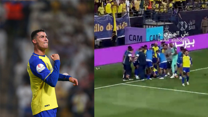 Cetak Gol Kemenangan Al Nassr, Ronaldo Selebrasi Sujud