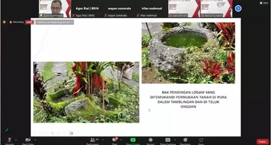 Temuan prasasti di Bali yang menjelaskan soal sejarah Bali. DOK BRIN