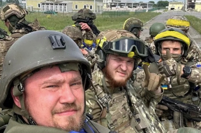 Pasukan RVC yang melakukan serangan terhadap Rusia. Foto: Yahoo News