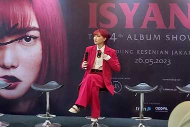 Cara Unik Isyana Sarasvati dalam Bermusik