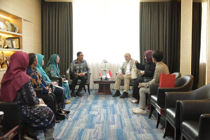 IPB University menerima kunjungan Rektor OMU Turki. Foto: IPB