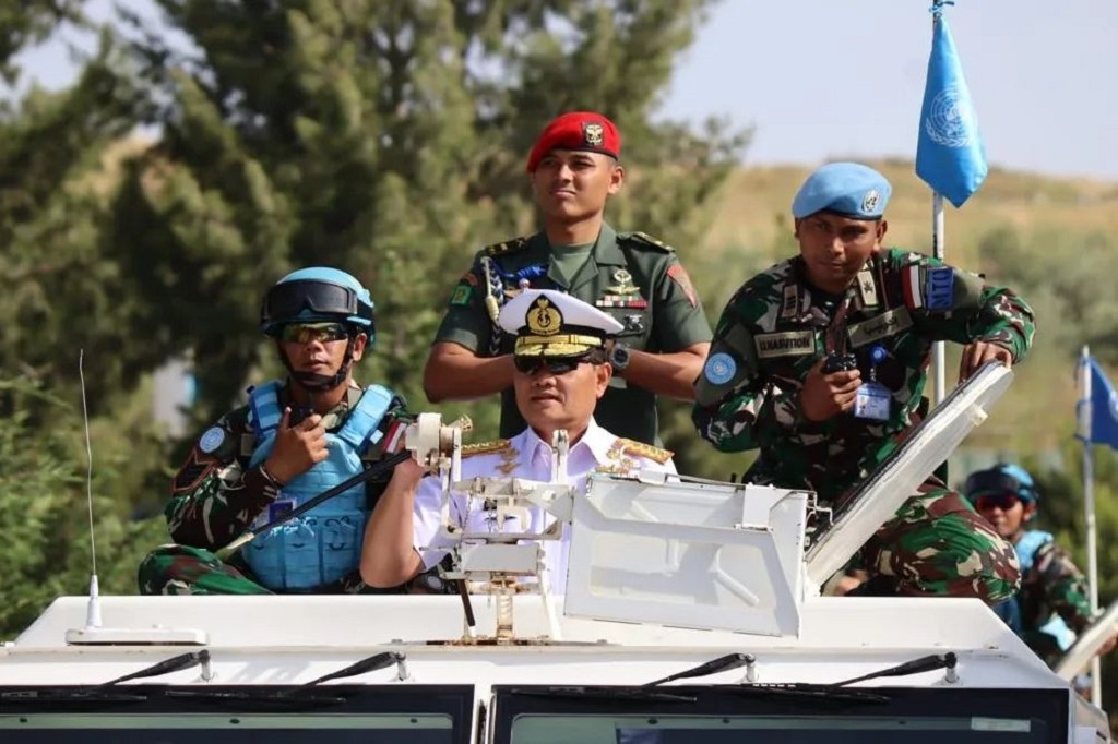 Panglima Beri Semangat dan Motivasi Prajurit TNI di Lebanon