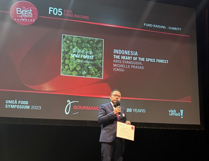 Selamat! Buku Gastronomi Indonesia Menang di Gourmand World Cookbook Awards 2023