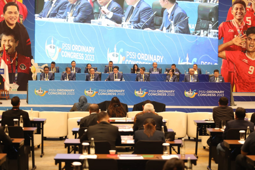 Suasana Kongres Biasa PSSI 2023. (Foto: Dok. PSSI)
