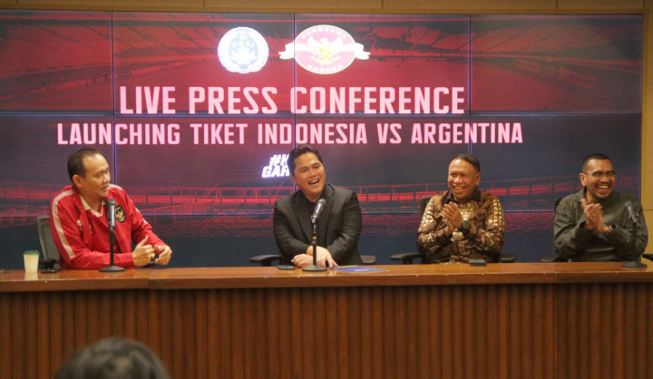 PSSI Rilis Harga Tiket Timnas Indonesia vs Argentina, Paling Murah Rp600 Ribu