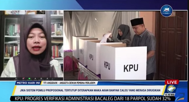 Perludem: Perubahan Sistem Pemilu Bakal Rugikan Caleg