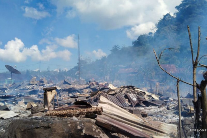 Sebanyak 24 Rumah di Sumbawa Ludes Terbakar