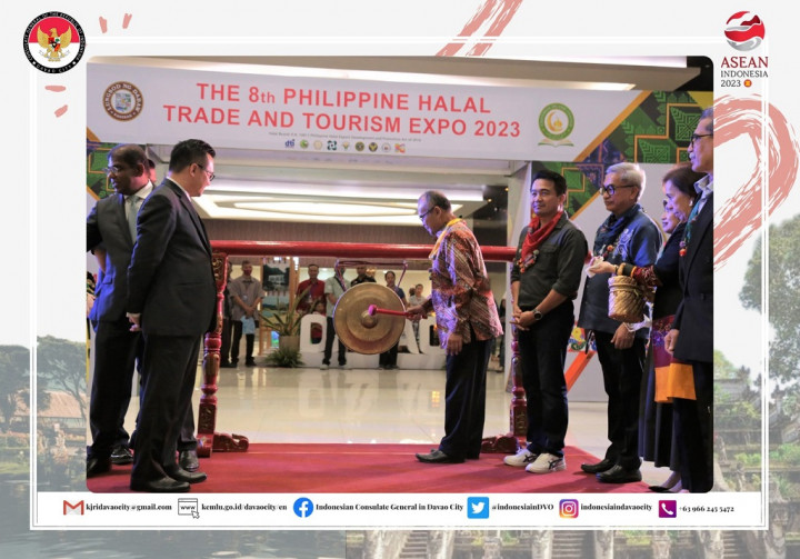 Pameran Indonesia pada Philippine Halal Trade and Tourism Expo 2023
