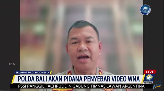 Ancaman Pidana Penyebar Video WNA Nakal Hanya Terkait Konten Pornografi