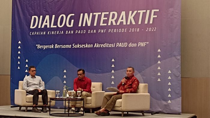 Dialog Interaktif Akreditas PAUD dan Pendidikan non Formal. Foto: Medcom.id/Ilham Pratama