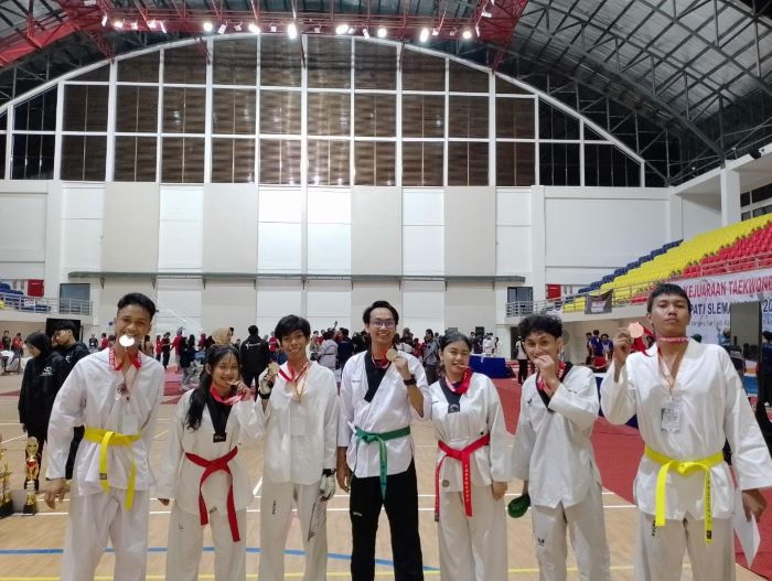 Tim Taekwondo UKDW Sabet 7 Medali di Bupati Sleman Cup 2023