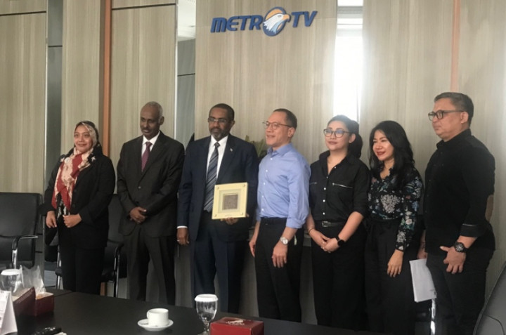 Kunjungi Kantor Media Group, Dubes Sudan Jelaskan Konflik di Negaranya