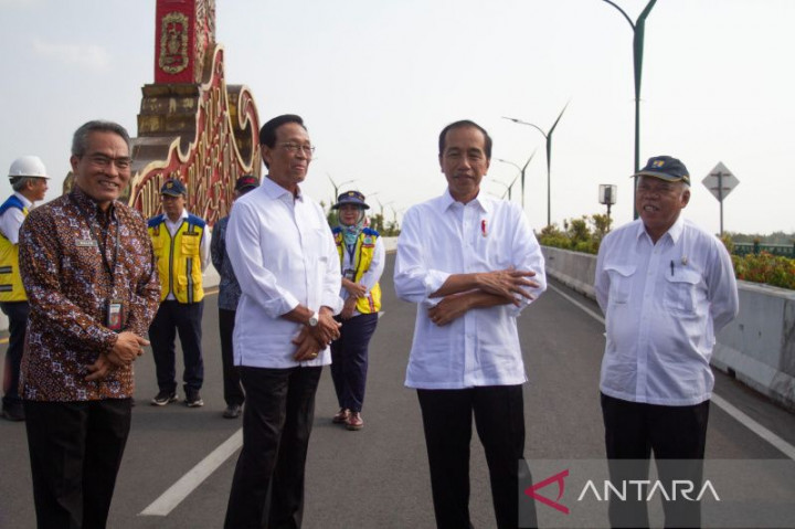 Presiden Resmikan Jembatan Sepanjang 556 Meter di Bantul