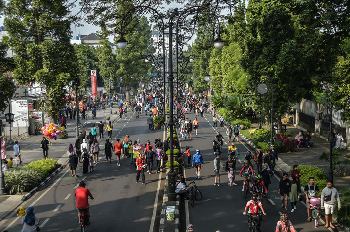 Kembali Diadakan, Warga Padati HBKB di Kota Bandung