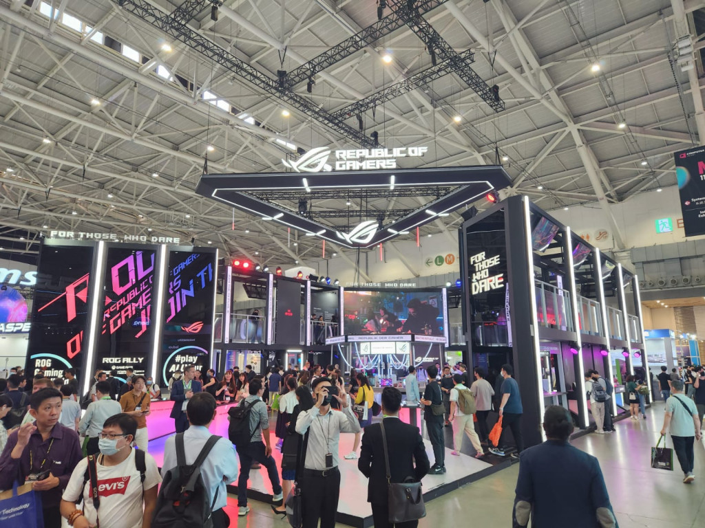 Booth Asus ROG di Computex 2023.