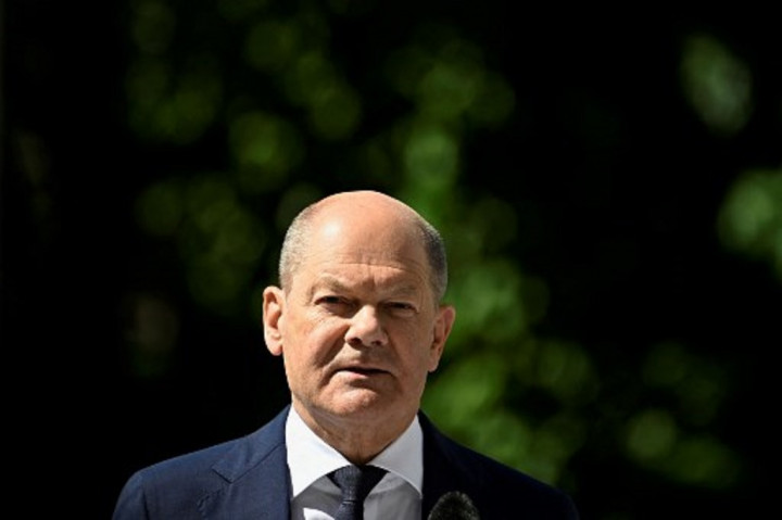 Marah Besar, Kanselir Jerman Teriaki Pedemo yang Memanggilnya 'Pendukung Perang'