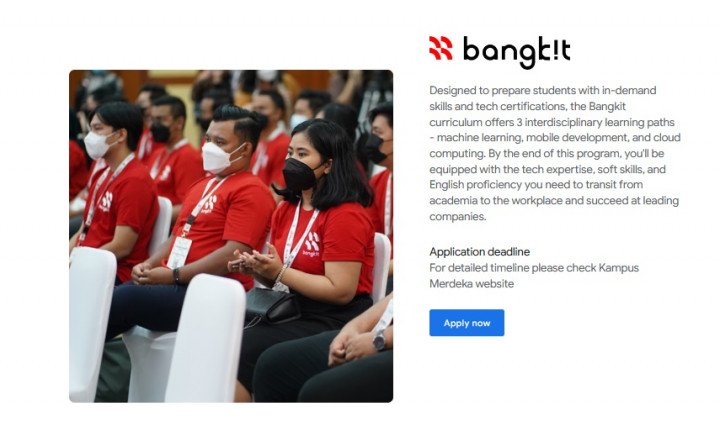 Pendaftaran Bangkit Batch 2 Diperpanjang Hingga 30 Juni 2023, Yuk Daftar!