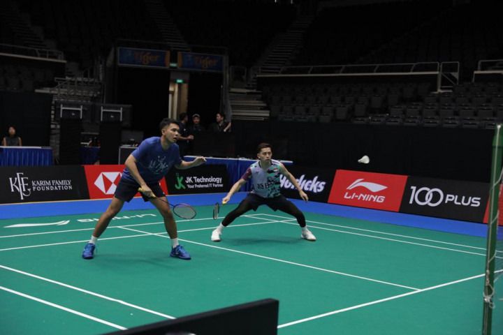 Skuad Merah-Putih Latihan Perdana Jelang Singapura Open