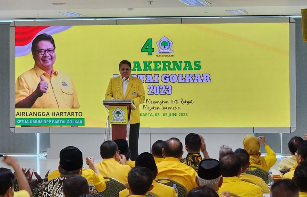Ketua Umum Partai Golkar Airlangga Hartarto. Medcom.id/Fachri Audhia Hafiez
