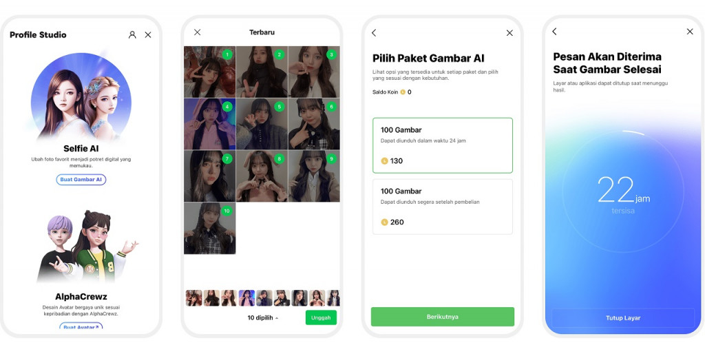 Line Selfie AI
