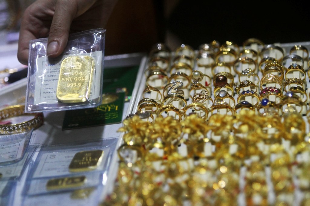 ilustrasi Emas. Foto: MI/Rommy Pujianto