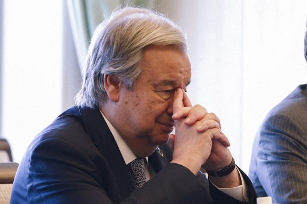 Sekjen PBB Antonio Guterres. (ANDRONIKI CHRISTODOULOU / POOL / AFP)