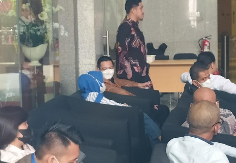 Komisaris Wika Beton Dadan Tri Yudianto memenuhi panggilan KPK. (Medcom.id/Candra)