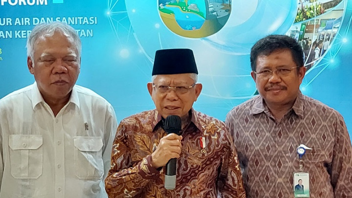 Wapres Minta Swasta Terlibat Pembiayaan Infrastruktur Penyediaan Air Minum