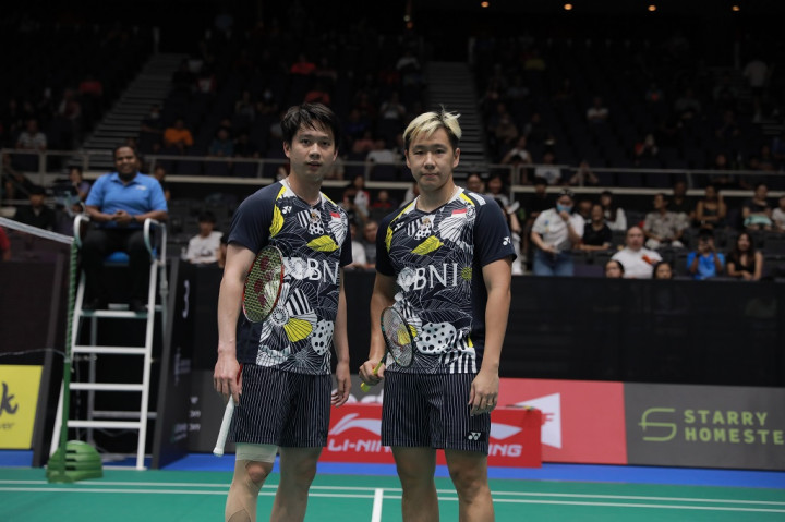 Marcus/Kevin Lewat Babak Pertama Singapura Open Sembari Beradaptasi