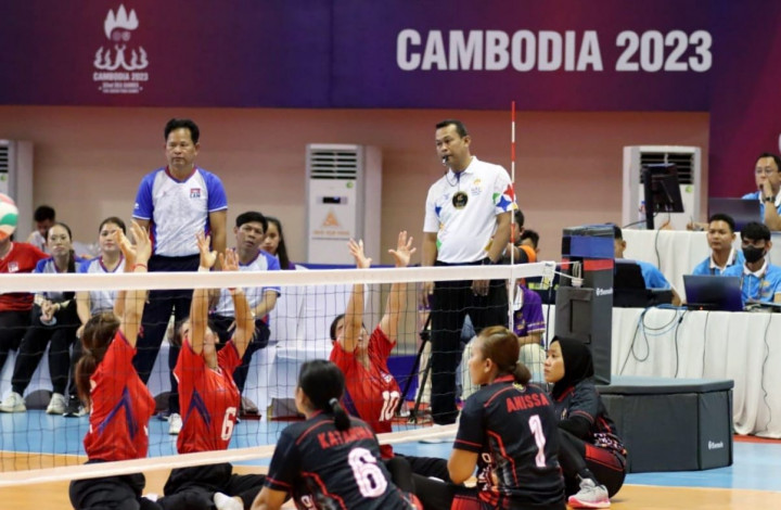 Indonesia Raih Emas Sitting Volleyball