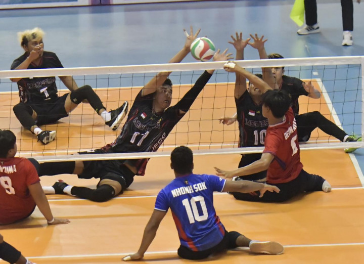 Sitting Volleyball Putra Selangkah Lagi Raih Emas ASEAN Para Games