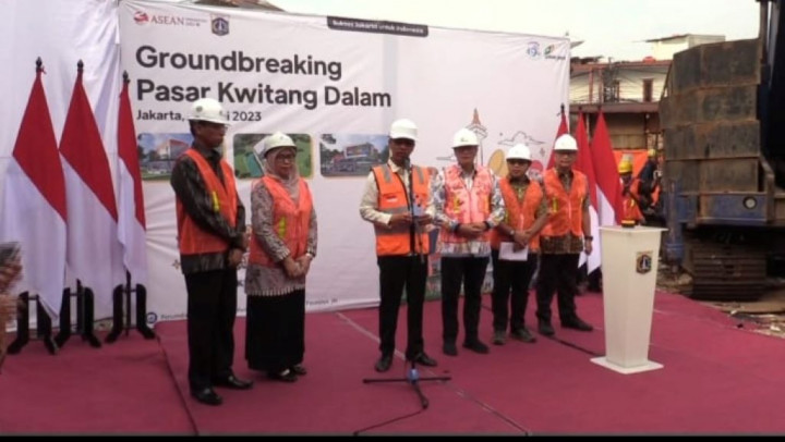 Habiskan Rp15 Miliar, Pembangunan Pasar Kwitang Ditargetkan Rampung Akhir Tahun